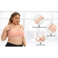 thumbnail image 3 of Women's Medium Support Sports Bras 3-Pack, Thin Straps, Wire-Free, Yoga & Activewear, 3 of 5