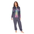thumbnail image 2 of FORMRS Onesies Pajama for Adults Unisex Hoodie Winter Jumpsuit One Piece Sleepwear, Sizes S-2XL, Purple UFO, 2 of 7