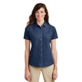 thumbnail image 1 of Port & Company? - Camisa vaquera econ?mica de manga corta para mujer. LSP11 Puerto & Compa??a LSP11, 1 of 1