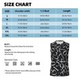 thumbnail image 6 of Pofeuu Numbers Print Men's Muscle T-Shirt, Sleeveless, Muscle Tank, Classic Muscle Tee Top For Men Casual Sleeveless Muscle T-Shirt Trendy Clothes-Small, 6 of 7