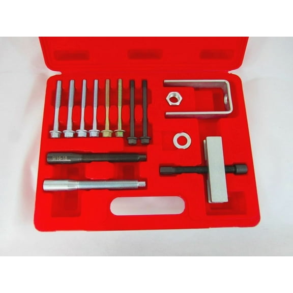 Steering Wheel Puller & Lock Plate Compressor Set Mechanic Installer Remover Kit - Code Auto Tool and Restoration Supply