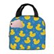 thumbnail image 1 of Easygdp Rubber Duck Bolsa Térmica Premium - Tela Oxford Impermeable, Gran Capacidad, Bolsillo Frontal, Unisex para Trabajo, Escuela, Actividades al Aire Libre y Picnics, 1 of 8