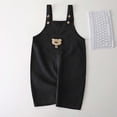 thumbnail image 2 of Pretxorve Kids Girls Boys Overalls Solid Corduroy Casual Bottoms, 2 of 5