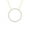 Yellow Gold, variant on Rome - 2.50 Carat Diamond Circle Necklace