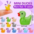 thumbnail image 3 of Mini patitos de resina JYXT, 250 piezas, brillan en la oscuridad, 3 of 7