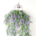 thumbnail image 3 of Langgg Artificial Lavender Garland Simulation Floral Vine Home Office Plastic Fake Flower Rattan, Purple, 3 of 7