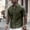 F-33Army Green, variant on ZHOGXU Men's Summer Shirt Short Sleeve Lapel Solid Color Buttons Fashion Comfortable Business Blouse For Casual Daily Wear,Army Green,L