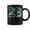 Black, variant on Number 23 Black Green Glow 3S Matching For Women Coffee Mugs