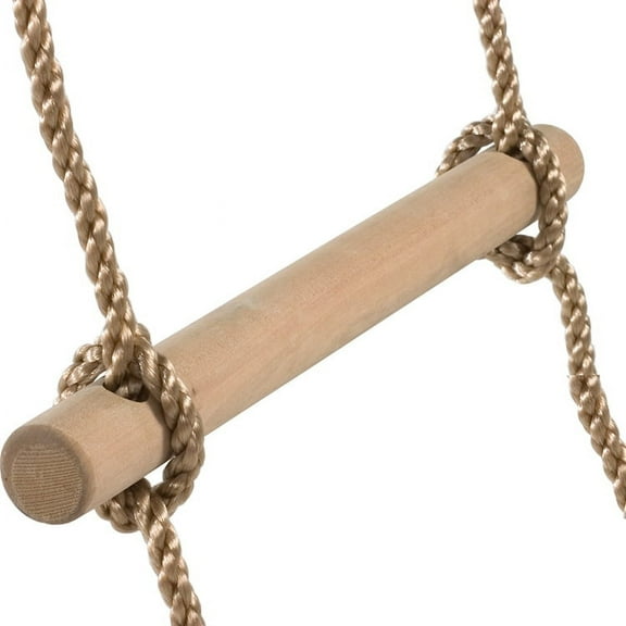 ISOP Swing Set Rope Ladder 10ft (3m) for Kids and Adults - Treehouse Ladder for Children - Swedish Wall Ladder