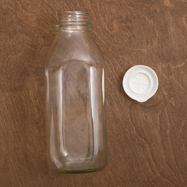 Libbey 92129 33 1/2 oz Milk Bottle - Nostalgic, Clear