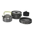thumbnail image 1 of LOVIVER 3Pcs Camping Cooking Set Camping Cookware Mess Kit for Picnic Outdoor Hiking Black, 1 of 8