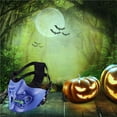 thumbnail image 2 of Máscara De Media Cara Máscara De Calavera De Halloween Multipropósito Fácil De Usar Máscara De Cara De Terror Con Bandas Elásticas Para Fiesta Cosplay Actividades Al Aire Libre Inevent HA018052-00, 2 of 7