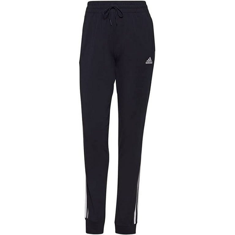 Adidas Women's Essentials Single Jersey 3-Stripes Pants X-Small