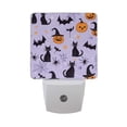 thumbnail image 6 of Yayeee LED Plug in Night Light for The Home with Auto Dusk to Dawn Light Sensors, 2 Pack, Purple Halloween Pumpkin, 6 of 6