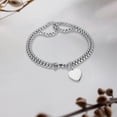 thumbnail image 4 of Chain Bracelet for Women Men, Stainless Steel Bracelets, Minimalist Chain Jewelry, Fashion Accessories, Gift for Mom, Wife, Valentine's Day, 4 of 5