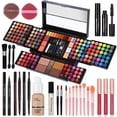 thumbnail image 1 of Kit de maquillaje CHARMCODE completo con sombra de ojos, lápiz labial y pinceles, 1 of 9