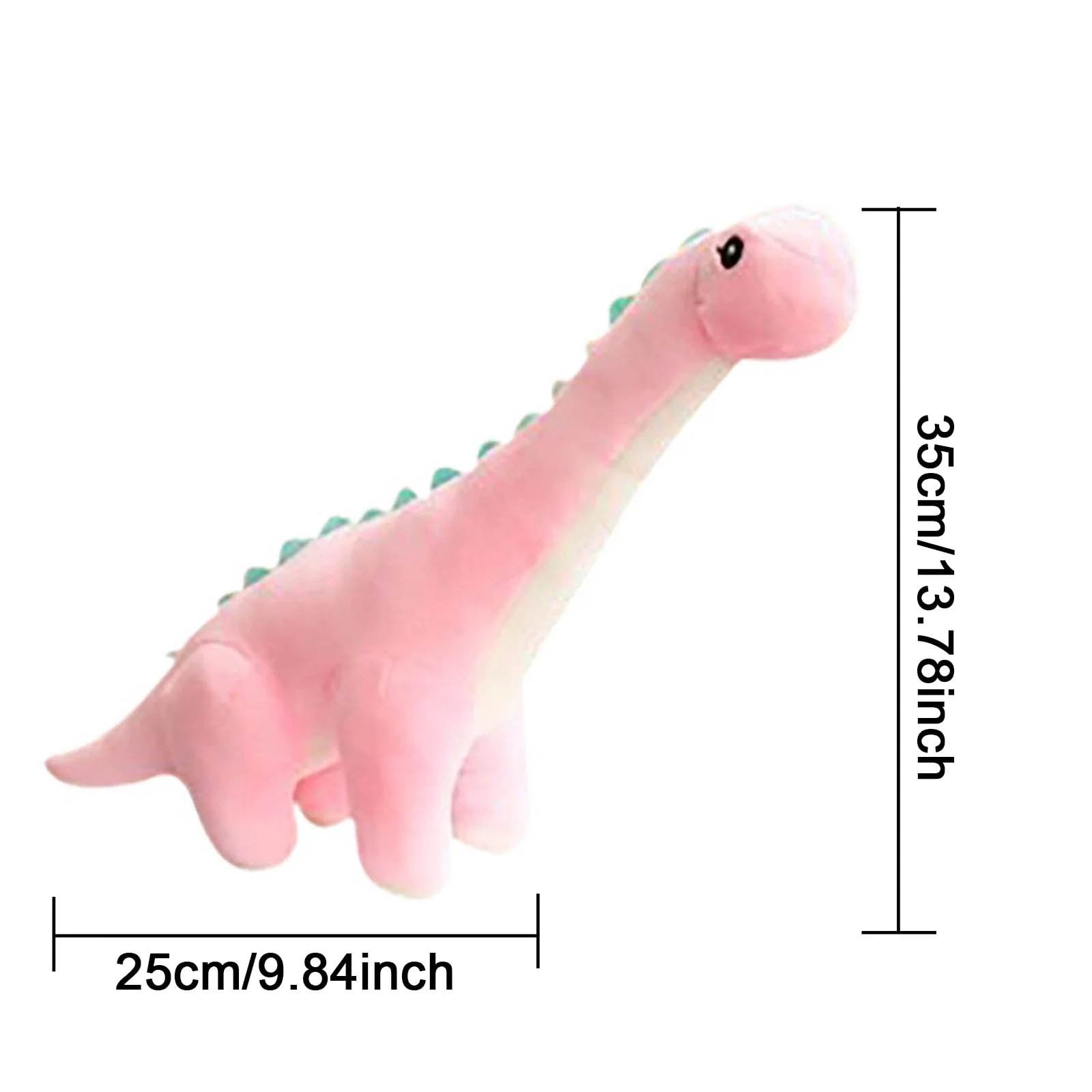 LGHDIWN Cute Dinosaur Plush Toys, 13.8 inchs Dinosaur Stuffed Animals Toys Dolls, Soft Plush Stuffed Animal Dino Plushie, Christmas Birthday Gifts for Kids Girls Boys