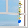 thumbnail image 6 of Joernso Faux Crystal Suncatcher Hanging Decoration Indoor Outdoor Garden Healing Chakra Rainbow Prism Pendant Ornament Birthday Gift, 6 of 8