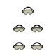 thumbnail image 3 of Eigraketly Gafas ajustables de natación impermeables profesionales, gafas de piscina portátiles Unisex, accesorios para deportes acuáticos Type5 NO5, 3 of 6