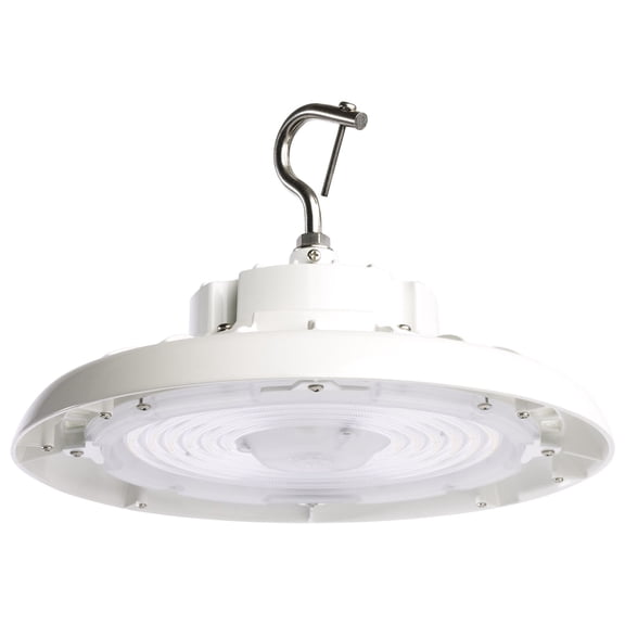 65/791R2-Nuvo Lighting-100W LED UFO Hi-Bay Light In Utilitarian Style-8.11 Inches Tall and 11.02 Inches Wide-4000 Color Temperature-White Finish