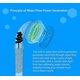 thumbnail image 4 of Shower Head, 7 LED Colors Change, Bathroom Spa LED Shower Head - High Pressure Water Saving - High Filtration with Three Levels Negative Ionic Prevent, 4 of 5