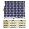 thumbnail image 3 of KLL Fleece Blanket Plush Throw Blanket Purple and Blue Squares ,Soft Fuzzy Cozy Flannel Blanket for Couch Sofa Bed.(80"x60" ), 3 of 7