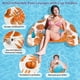 thumbnail image 2 of Inflatable Pool Floats Adult, Pool Chairs with Cup Holders, Blow up Floating Pool Floats Chair, Pool Floaties for Adults Swimming Pool Party Summer Wa, 2 of 5