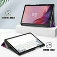 thumbnail image 6 of elitegadget Case for Nook 9" Lenovo Tablet (2024) / Lenovo Tab M9 (TB-310FU, 2023 Released) 9 Inch Display Tablet - Slim Lightweight Trifold Shell Stand Cover Case + 1 Random Stylus (Galaxy), 6 of 6