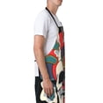 thumbnail image 4 of XMXT 1 Pcs Waterproof Kitchen Cooking Apron, Samurai Skull Pattern Adjustable Aprons for Women Men with Pockets, 4 of 9
