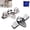 Transparent white+Transparent gray, variant on Broom Mop Holder Wall Mounted, Self Adhesive Command Mop Broom Hanger with Hooks, Suction Cup Nail Free Installation Broom Organizer for Bathroom (Transparent white+Transparent gray)