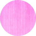 thumbnail image 1 of Ahgly Company Indoor Round Solid Pink Modern Area Rugs, 8' Round, 1 of 4