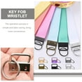 thumbnail image 6 of OFFIGAM 42-Piece Keychain Wristlet Straps Assorted Colors Iron Craft Accessories for Key Chains Round Oval, 6 of 8