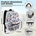 thumbnail image 7 of Chririnla Eagle US Flag Tropical Backpack for Boys and Girls Middle Elementary School Bag 17 Inch Lightweight Large Capacity Bookpack Back to School Gifts, 7 of 7