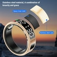 thumbnail image 4 of Smart Ring Fitness Tracker Con Pantalla de Visualización: Rastreador de Salud para Mujeres y Hombres, Pantalla Tálil Inteligente para El Tiempo, Pasos, Frecuencia Cardíaca,, 4 of 7