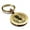 Gold, variant on Stainless Steel Virgo Zodiac (Maiden) Round Medallion Keychain Circle Ring
