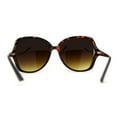 thumbnail image 3 of Womens Chic Butterfly Oversize Sunglasses Tortoise Gold Brown, 3 of 4