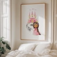 thumbnail image 6 of African American Princess, Black Princess, Castle, Crown, Girl Nursery - Illustration Watercolor Fantasy Whimsical Unframed Wall Art Print 6 x 8 inches, 6 of 13