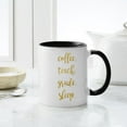 thumbnail image 4 of CafePress - Coffee,Teach,Grade,Sleep - 11 oz Ceramic Mug - Novelty Coffee Tea Cup, 4 of 4