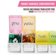 thumbnail image 6 of 7 Day Pill Organizer - with Push Button Assisted Open a Daily Travel Pill Box Case Planner and Large Compartments for Medication Vitamins Fish Oil & Supplements, BPA Free, 6 of 8