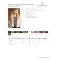 thumbnail image 2 of Alternative 9573 Women's Fleece Hooded Full Zip Sweatshirt - Eco True Navy - Large, 2 of 2
