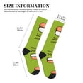 thumbnail image 2 of Lsque Fresh Sushi Pattern Sport Compression Socks for Men & Women 15-20 mmHg Knee High Nurse Pregnant Running Medical and Travel Athletic, 2 of 6