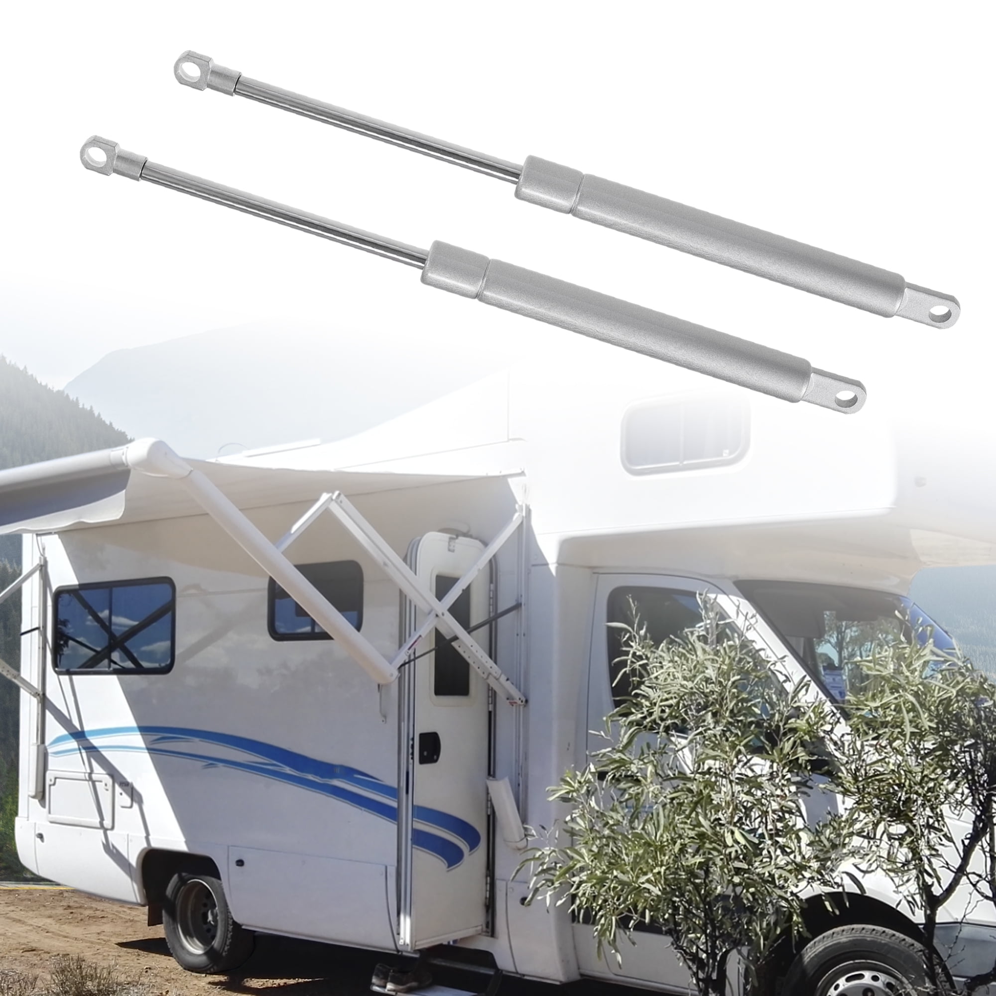 Unique Bargains 2Pcs 12inch Lift Supports Struts Gas Spring for RV Car Truck 90Ib/401N
