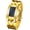 Binary -Gold, variant on Women's Men's Watches Fashion Novelty Lava Red Blue LED Digital Stainless Steel Black Bracelet Watches