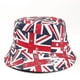 thumbnail image 1 of Unisex Union Jack Print Reversible Bucket Hat British Fisherman Hat, 1 of 2