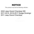 thumbnail image 2 of Transit Auto Front Rear Ceramic Disc Brake Pads and Parking Shoes Kit for Car Dodge Durango Jeep Grand Cherokee WK KNN-100752, 2 of 11