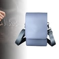 thumbnail image 4 of Bolsa para tijeras de peluquería de piel sintética resistente con 8 ranuras. Gris, 4 of 7