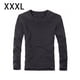 thumbnail image 5 of Camiseta térmica para hombre Qarigey de invierno manga larga cuello gris oscuro XXXL, 5 of 6