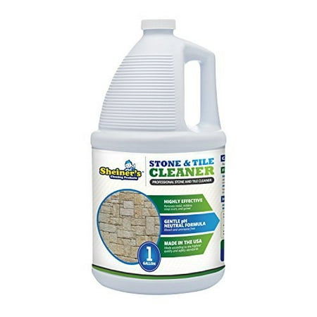 Sheiner's Stone and Tile Cleaner, Effective Heavy Duty Grout Cleaning Concentrate for Tile and Stone Floors and Surfaces, 1 Gallon 128