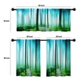 thumbnail image 4 of LALILO Kitchen Curtains and Valances Set of 3 36" Tree Floor Window Treatment Tiers for Window Decor, 4 of 5