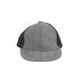 thumbnail image 2 of Chevron Wool Style Snapback Hat - Charcoal, 2 of 2